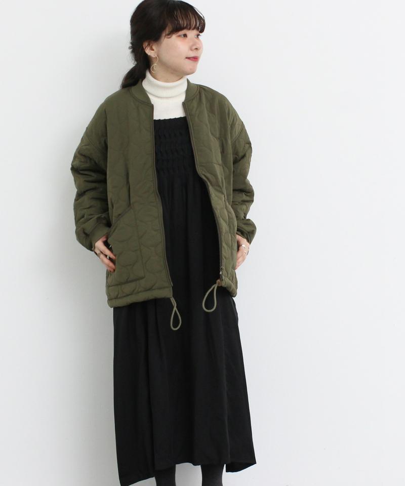 ○mat ミリタリーキルトブルゾン
