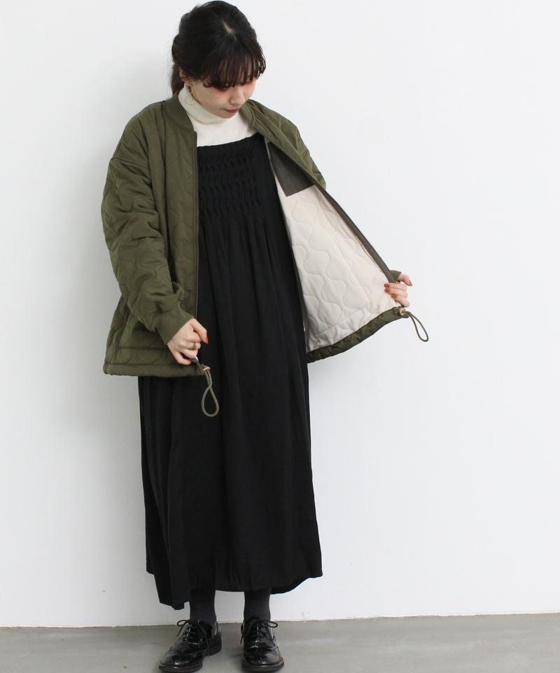 ○mat ミリタリーキルトブルゾン