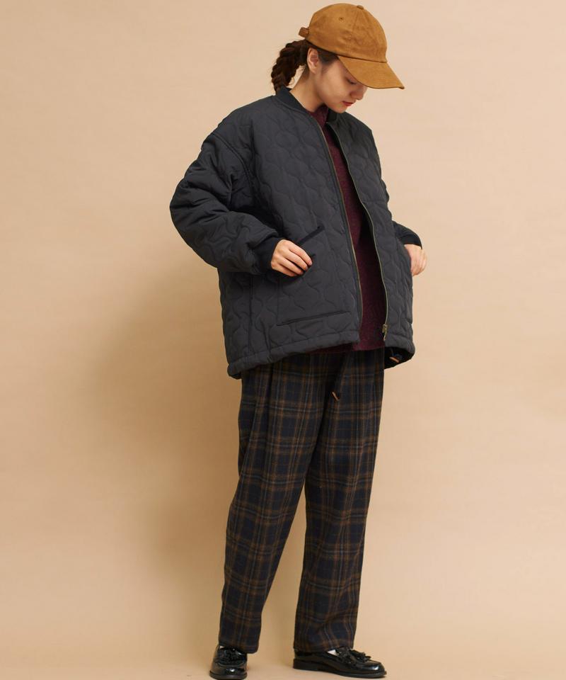 ○mat ミリタリーキルトブルゾン