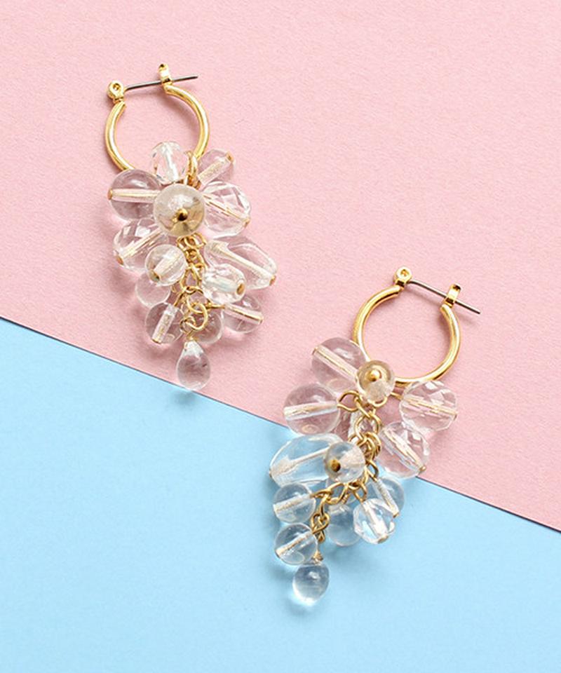 △クリア ジャラジャラピアス