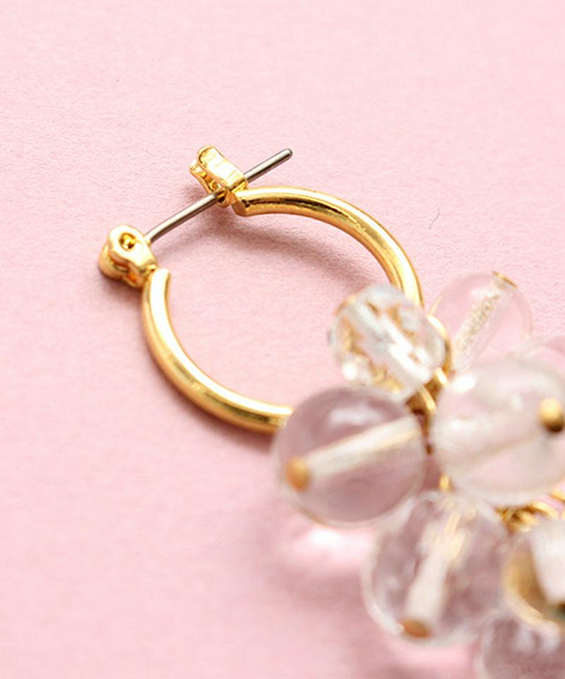 △クリア ジャラジャラピアス