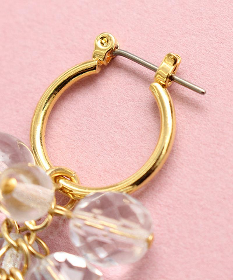 △クリア ジャラジャラピアス