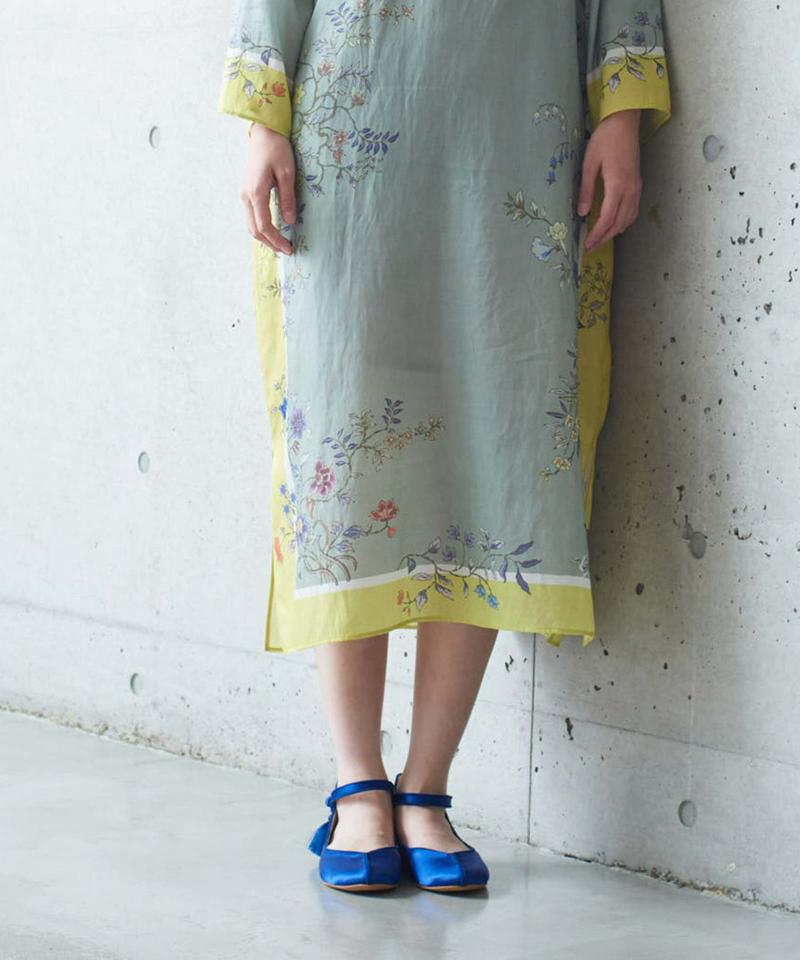 ○サテンハイカットチャイナシューズ（cardo fabrica）