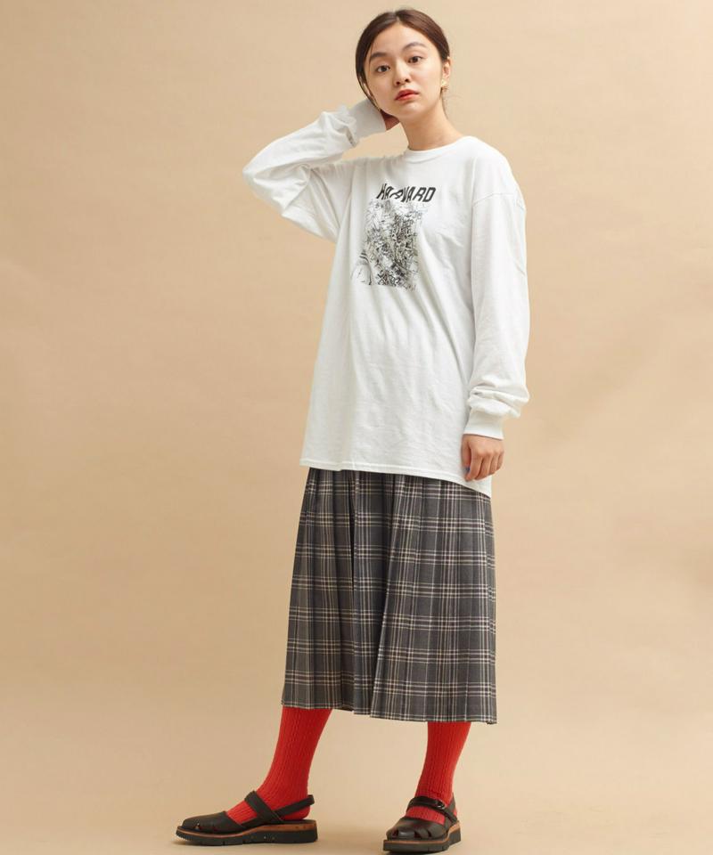 ○mat HARVARDﾞプリントロングスリーブTシャツ
