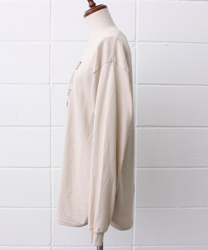 ○mat HARVARDﾞプリントロングスリーブTシャツ