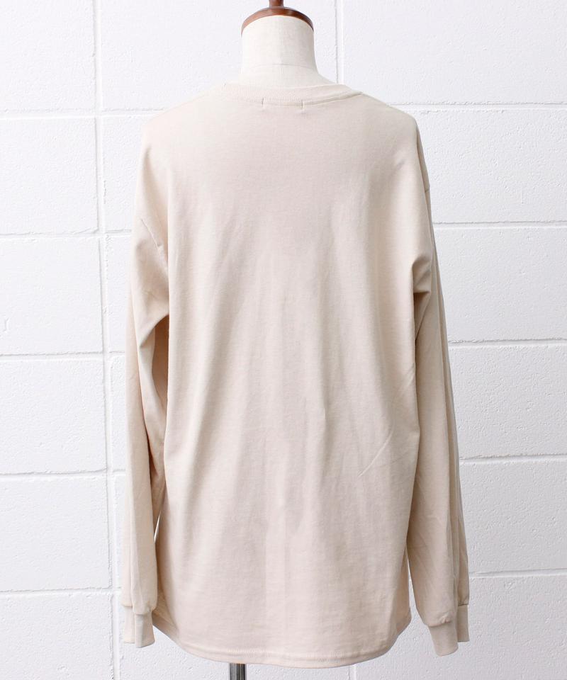 ○mat HARVARDﾞプリントロングスリーブTシャツ