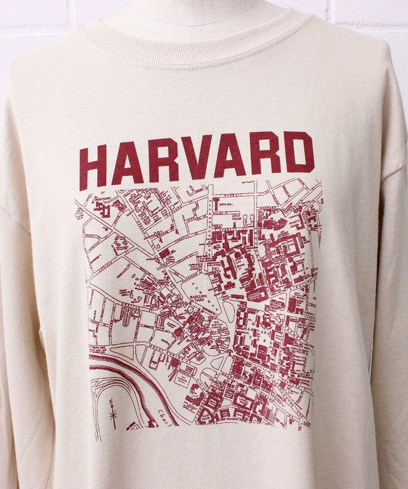 ○mat HARVARDﾞプリントロングスリーブTシャツ