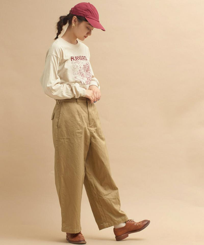 ○mat HARVARDﾞプリントロングスリーブTシャツ