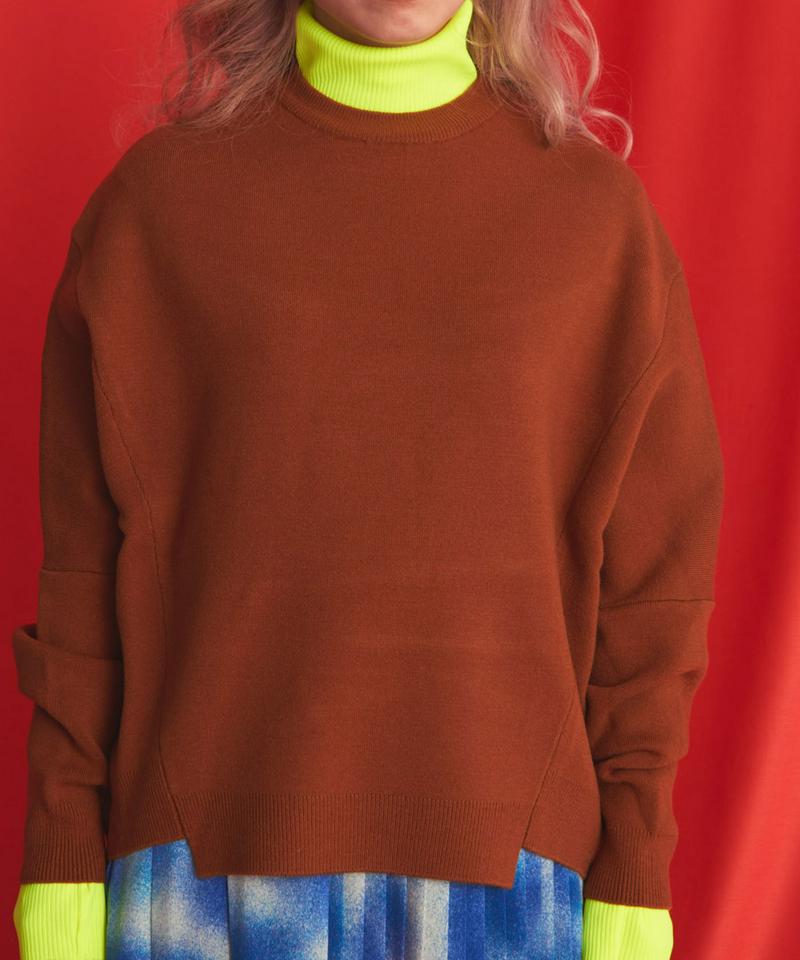 カシミヤタッチ プルオーバー