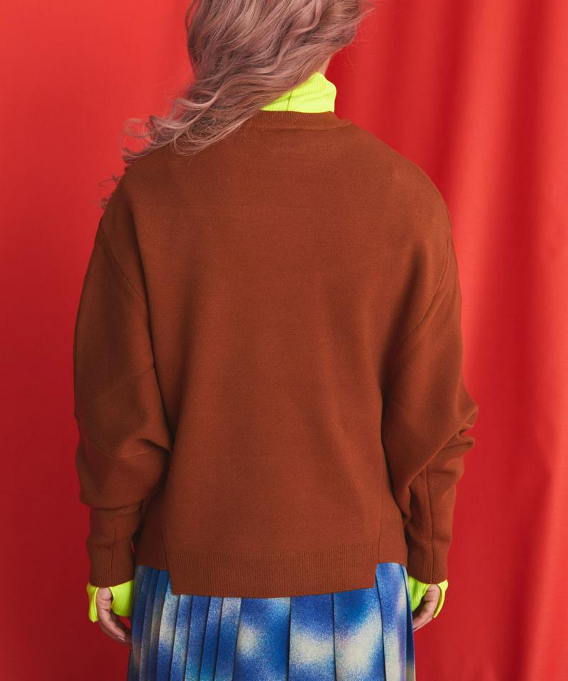 カシミヤタッチ プルオーバー