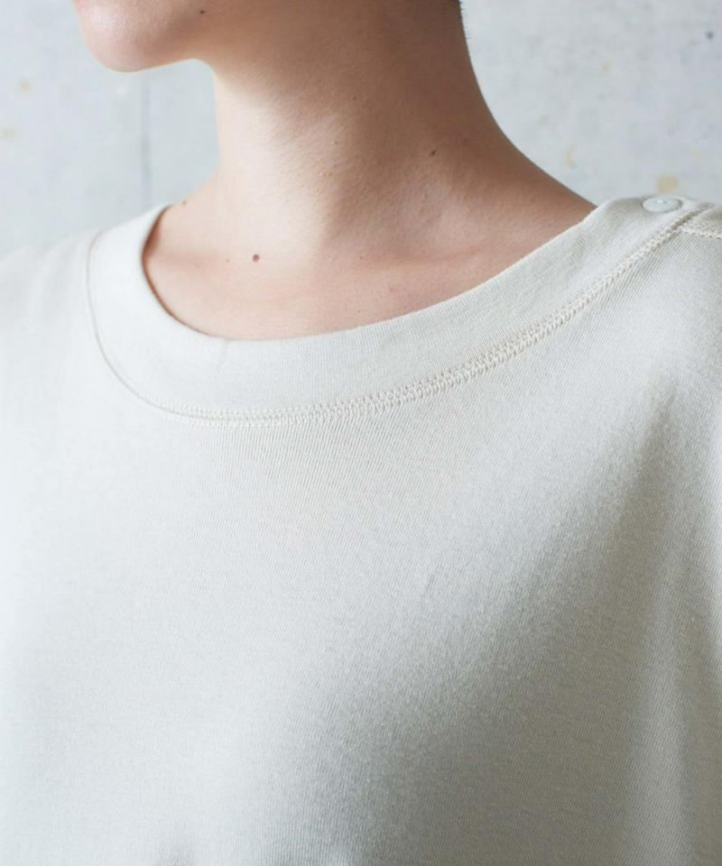 ○20フライス起毛 肩ボタンロングプルオーバー（cardo fabrica）