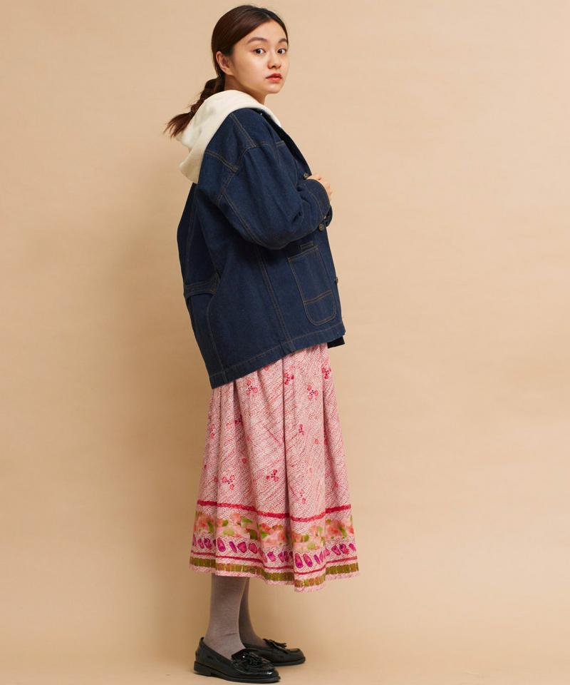 mat 綿麻デニムブルゾン（mat quotidien）