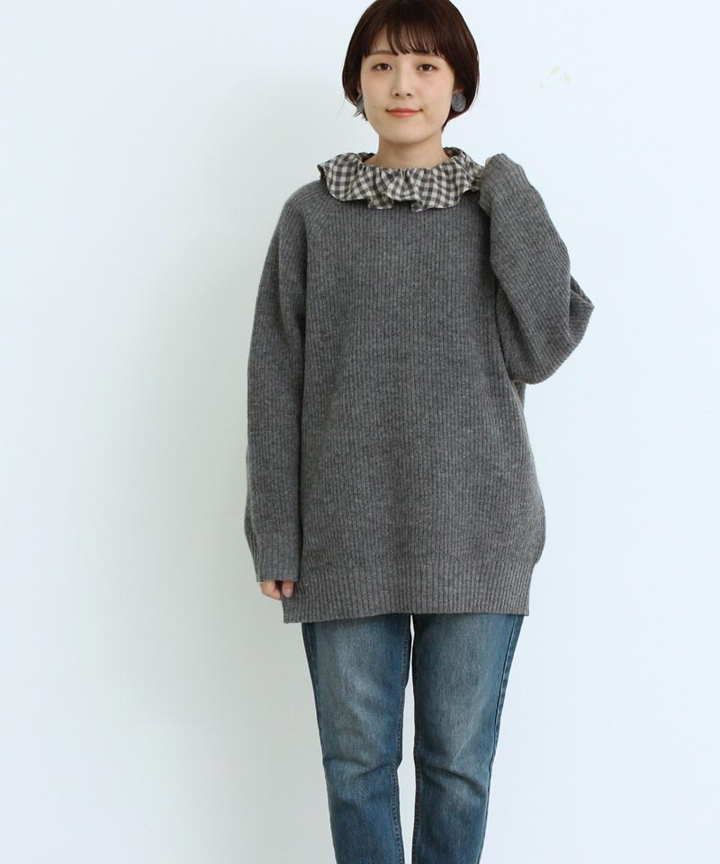 ○mat ラムナイロン あぜプルオーバー