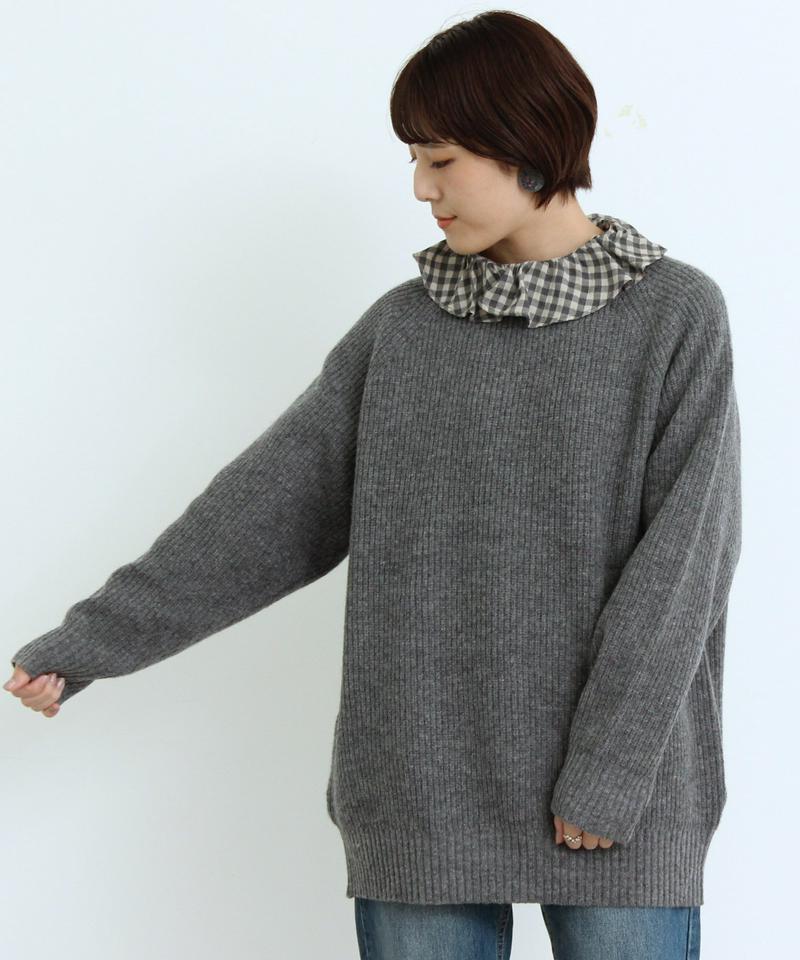 ○mat ラムナイロン あぜプルオーバー