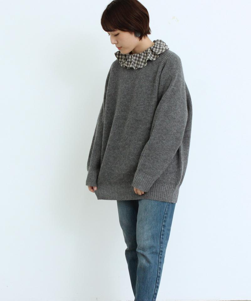 ○mat ラムナイロン あぜプルオーバー