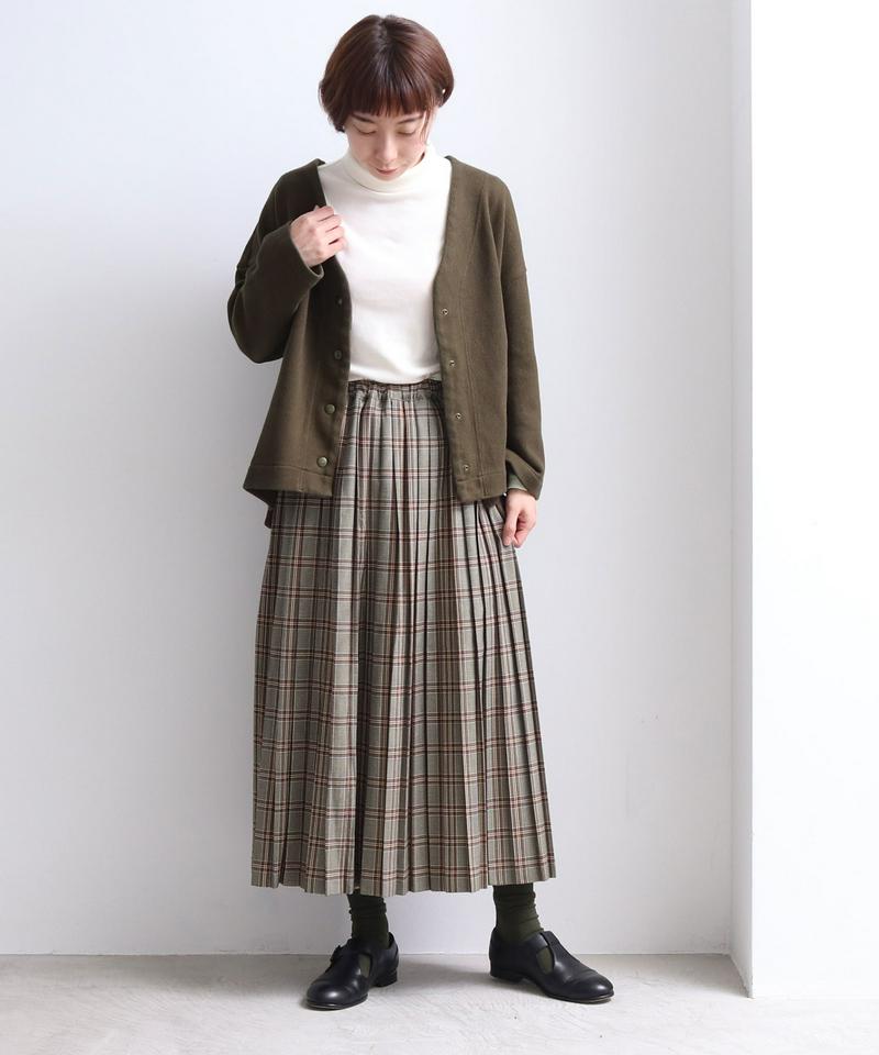 ○ヘビー天竺　Vあきカーディガン