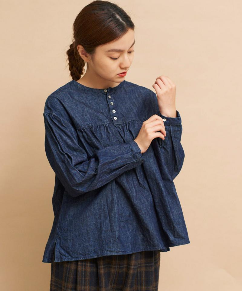 ○mat ブルーシリーズ農夫シャツ