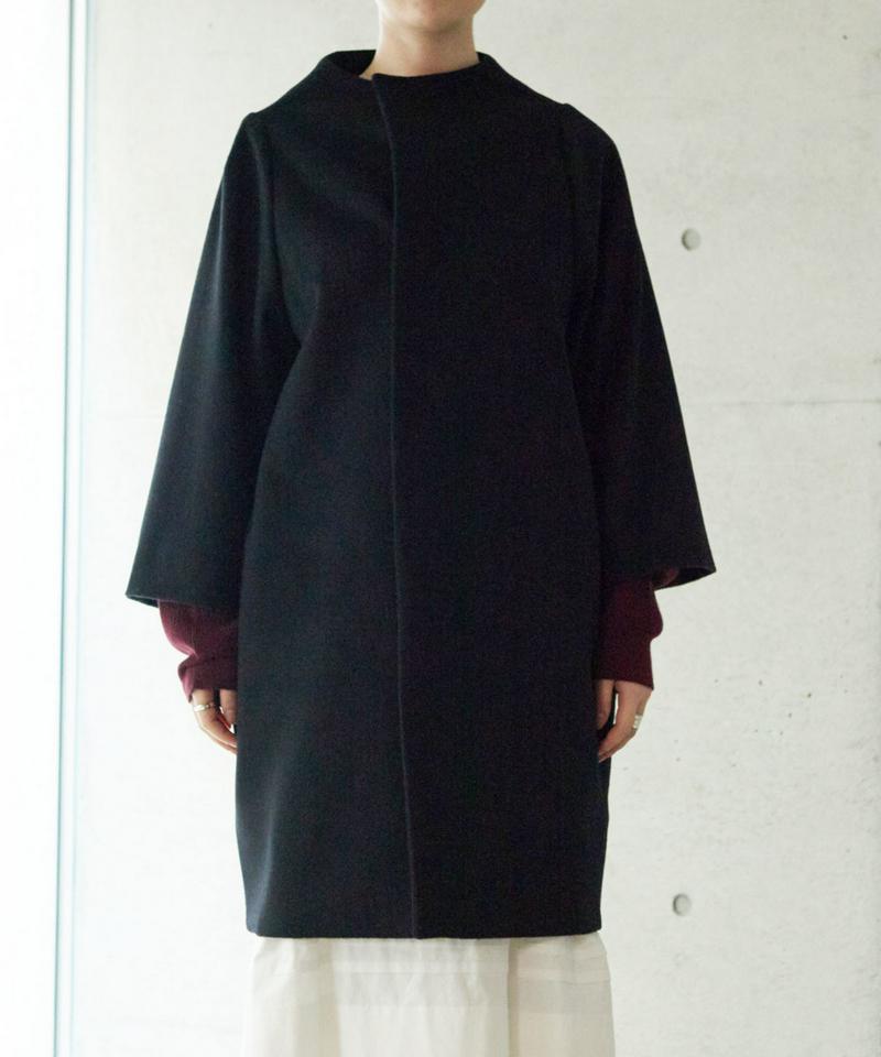 《SIZE:1》W/CA強圧縮ビーバー　コクーンコート（nitca）