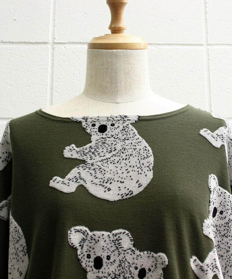 〇eiπe　koalaジャカード　スクエアプルオーバー