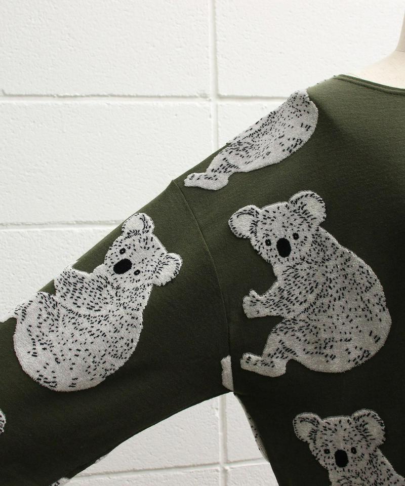 〇eiπe　koalaジャカード　スクエアプルオーバー