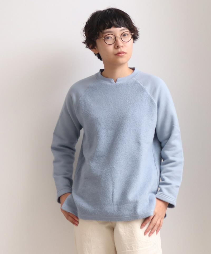 コアコットン裏毛　ラグランプルオーバー