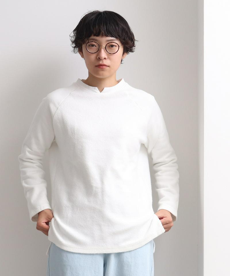 コアコットン裏毛　ラグランプルオーバー