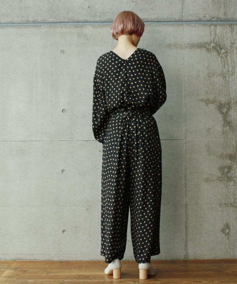 ○Ace/Cドットジャカードタックワイドパンツ