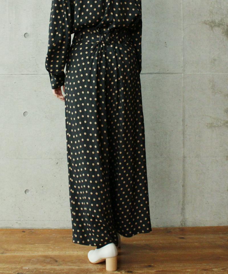 ○Ace/Cドットジャカードタックワイドパンツ