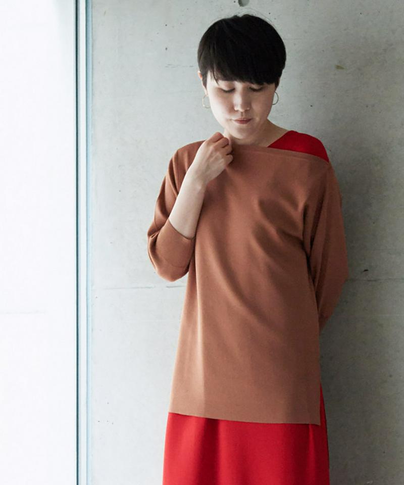 ○1/24RN cool アシメネックプルオーバー