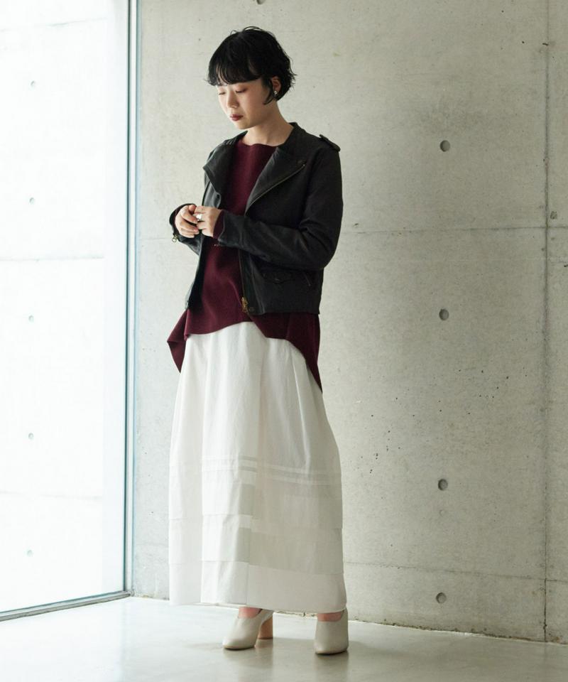 sheep leather ライダースブルゾン