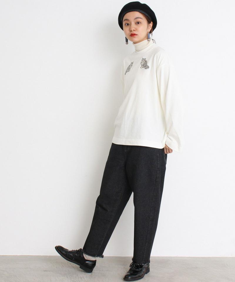 ≪WEB別注≫ eiπe アメショ刺繍　ロンT（eiπe）