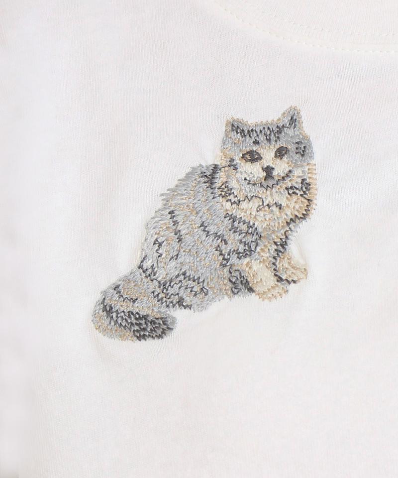≪WEB別注≫ eiπe アメショ刺繍　ロンT（eiπe）