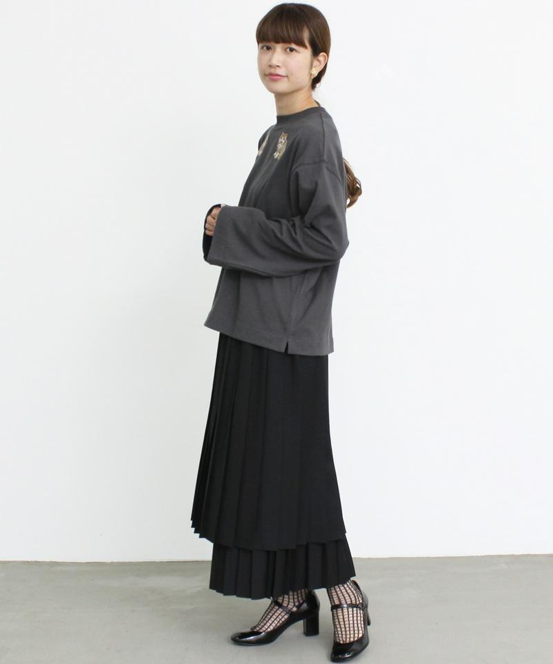 ≪WEB別注≫ eiπe アメショ刺繍　ロンT（eiπe）
