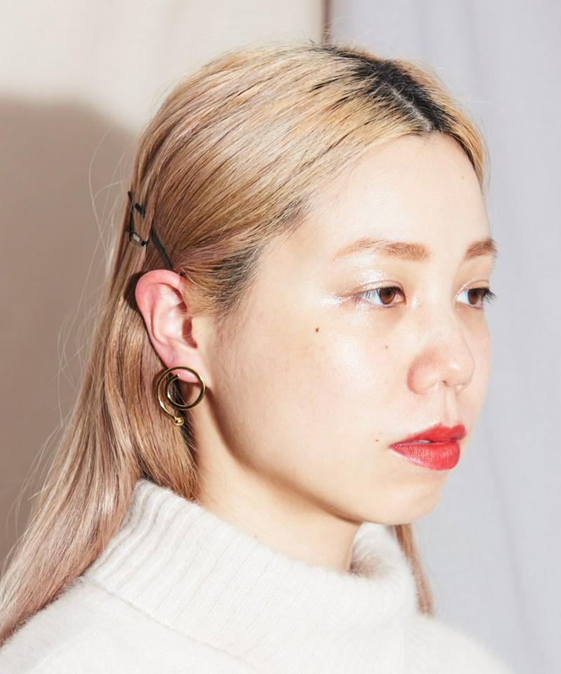 うずまきライン　ピアス