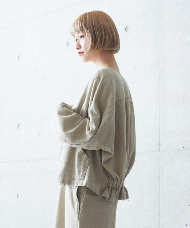 ○4.5/-C/LオックスVネックワイドブルゾン（cardo fabrica）