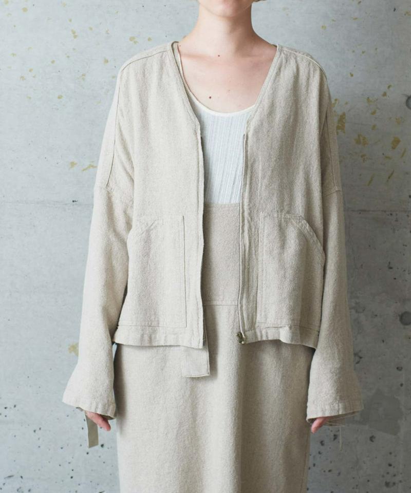 ○4.5/-C/LオックスVネックワイドブルゾン（cardo fabrica）