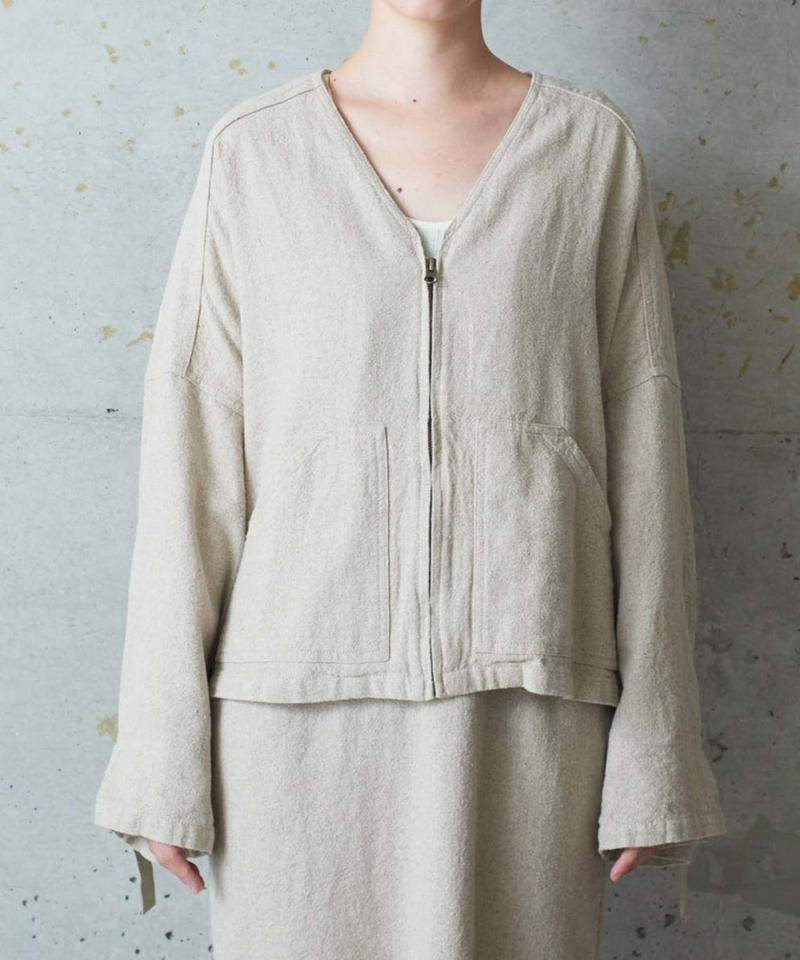 ○4.5/-C/LオックスVネックワイドブルゾン（cardo fabrica）