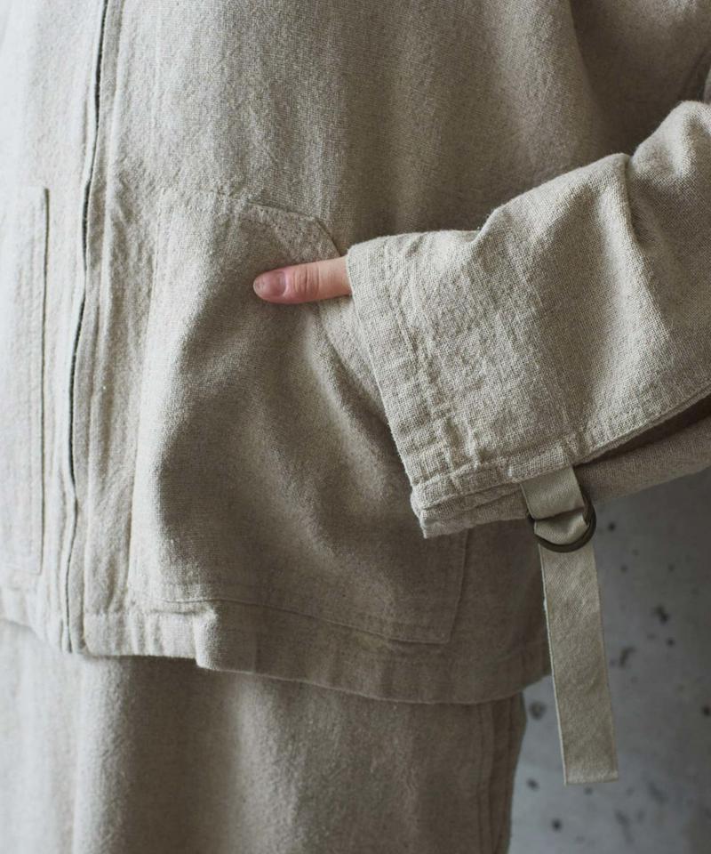 ○4.5/-C/LオックスVネックワイドブルゾン（cardo fabrica）