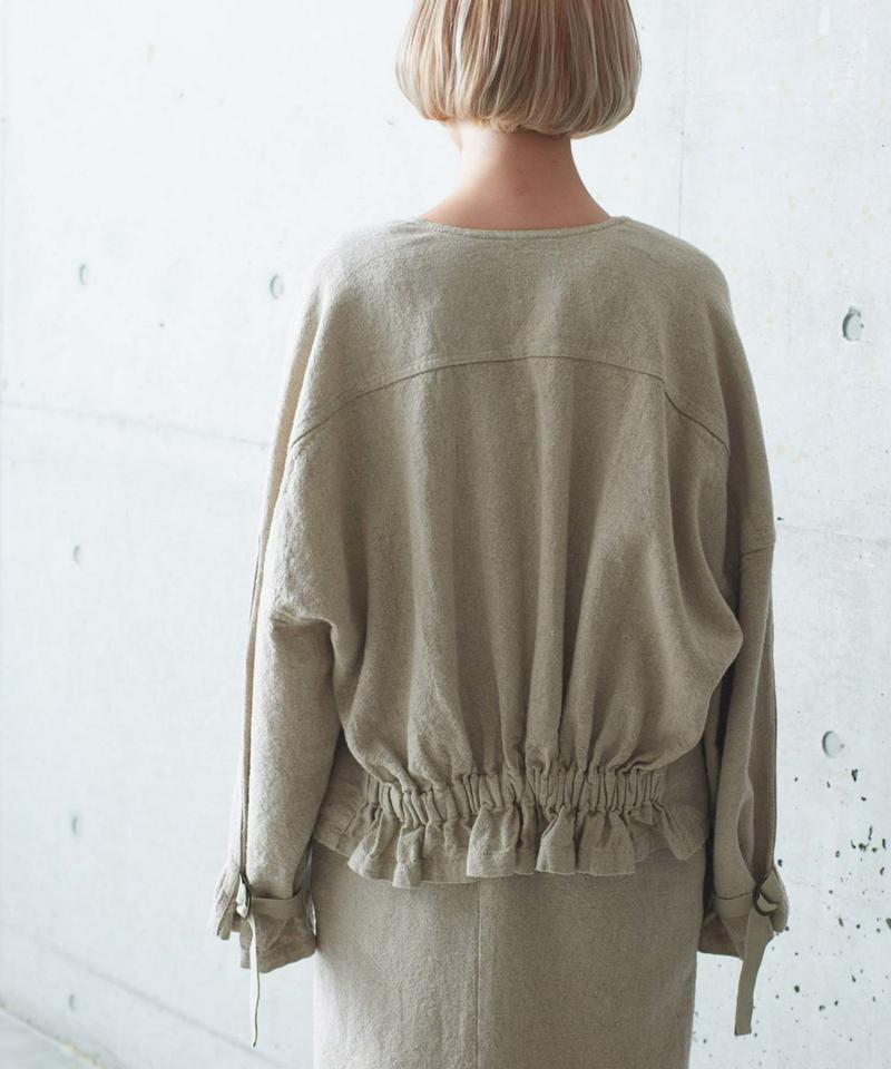 ○4.5/-C/LオックスVネックワイドブルゾン（cardo fabrica）