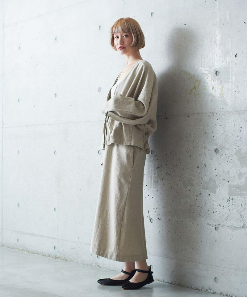 ○4.5/-C/LオックスVネックワイドブルゾン（cardo fabrica）