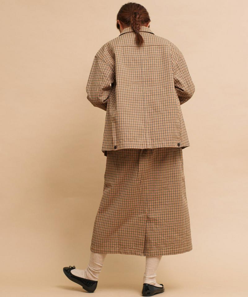 ○mat チェックジャケット