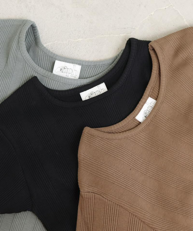 ランダムテレコ　５分袖Tシャツ