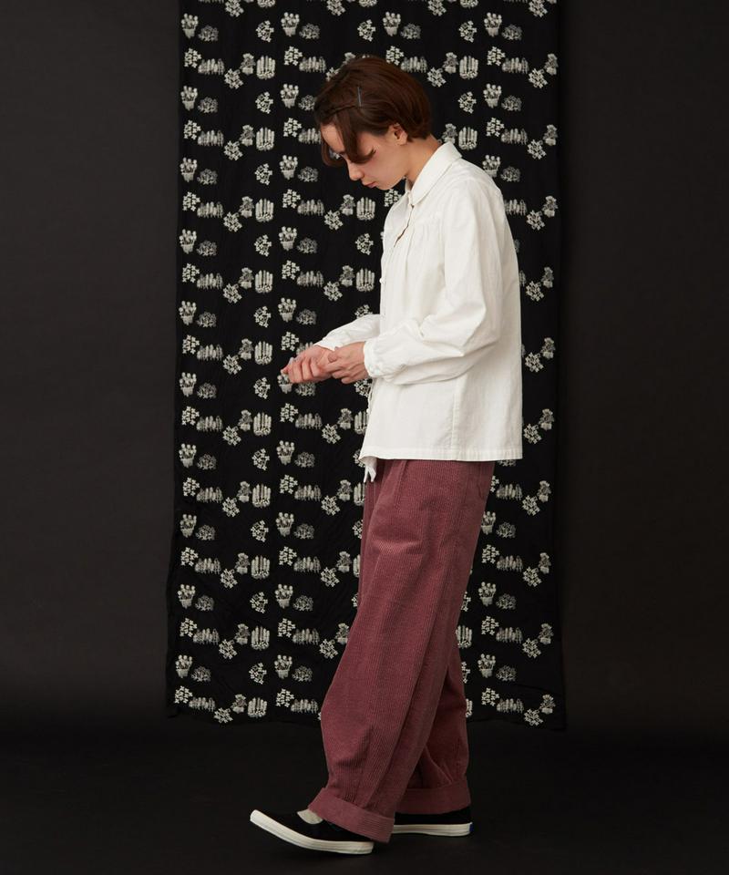 〇Cotton　Dobby 丸衿ブラウス