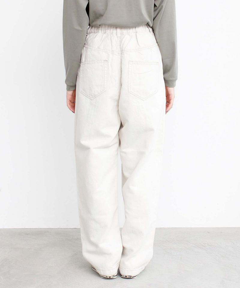 △10oz コットン/リネン キナリ デニムタックパンツ（caph troupe）