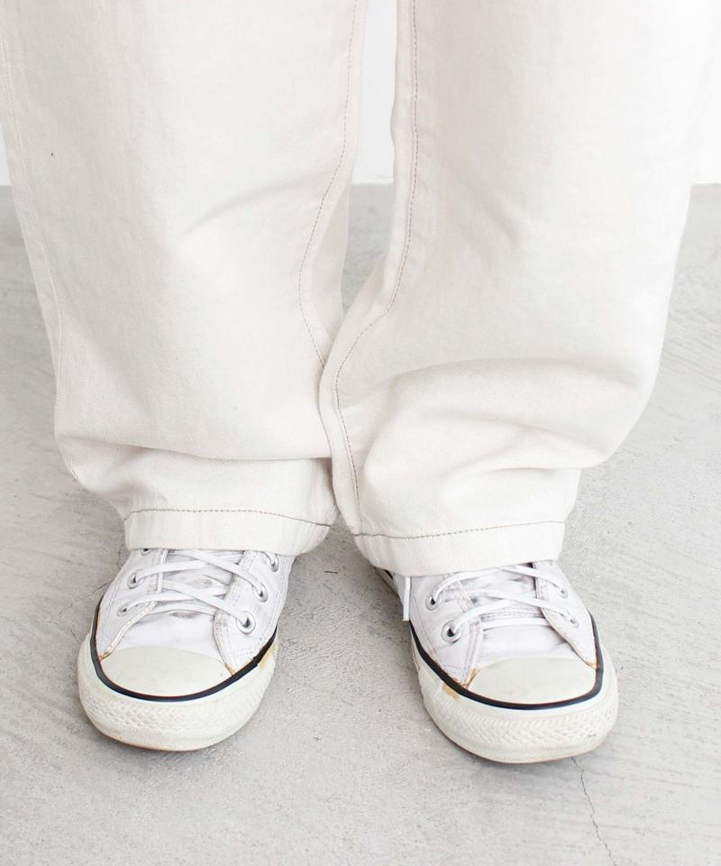 △10oz コットン/リネン キナリ デニムタックパンツ（caph troupe）