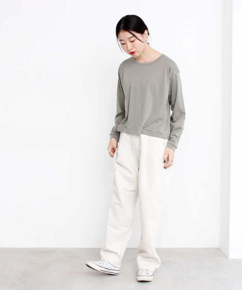 △10oz コットン/リネン キナリ デニムタックパンツ（caph troupe）