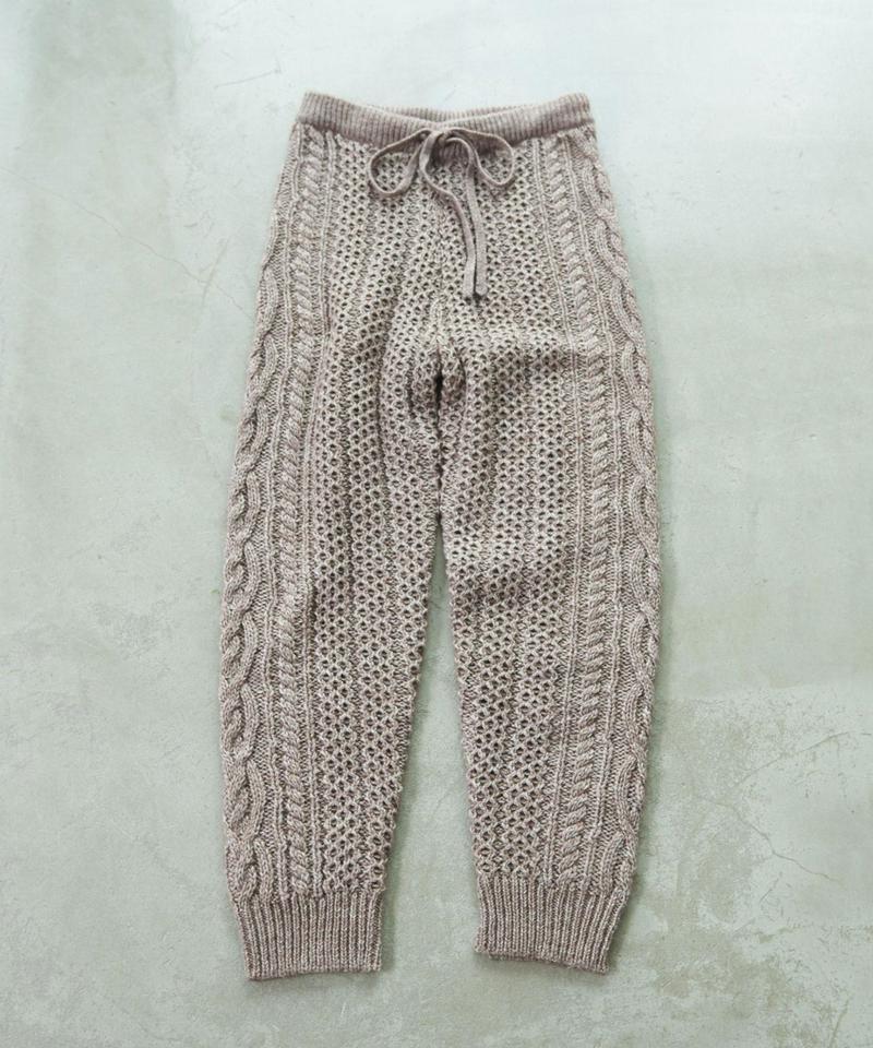 ○ケーブルニット　パンツ
