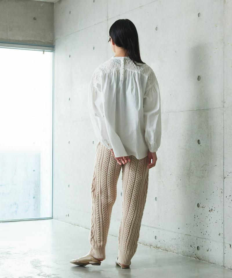 ○ケーブルニット　パンツ