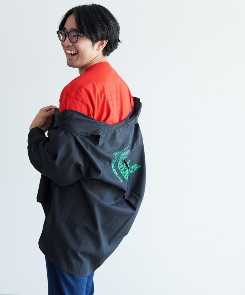 東郷清丸×caph バックプリントオーバーシャツ