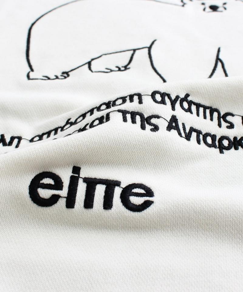 ○eiπe　「シロクマとペンギン」　クルーネックプルオーバー